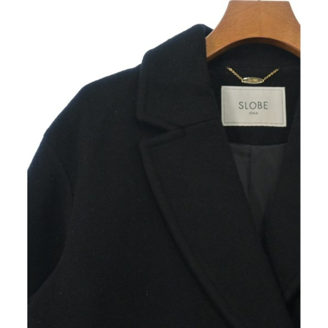 SLOBE IENA(スローブイエナ)のSLOBE IENA スローブイエナ コート 36(S位) 黒 【古着】【中古】 レディースのジャケット/アウター(その他)の商品写真
