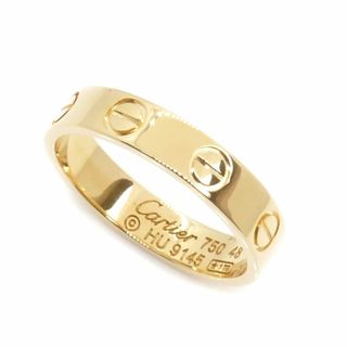 カルティエ(Cartier)のCARTIER カルティエ K18YG イエローゴールド ミニラブ リング・指輪 B4085048 8号 48 2.8g レディース【中古】(リング(指輪))