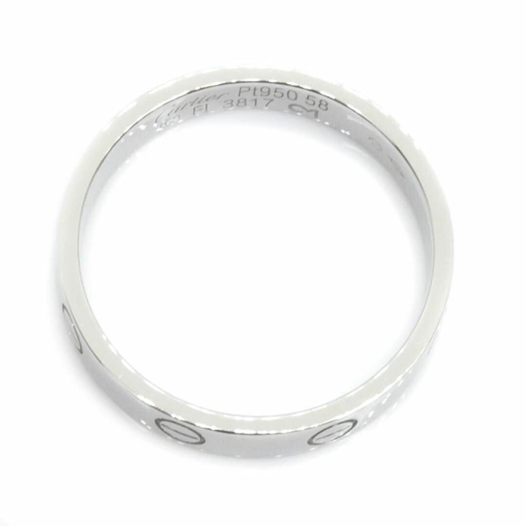 Cartier(カルティエ)のCARTIER カルティエ Pt950プラチナ ミニラブ リング・指輪 B4056358 17.5号 58 6.1g メンズ【中古】 メンズのアクセサリー(リング(指輪))の商品写真