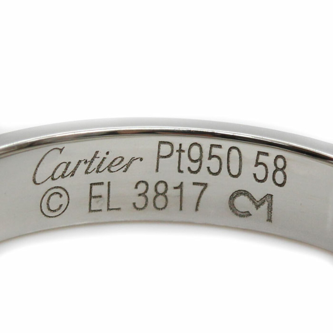 Cartier(カルティエ)のCARTIER カルティエ Pt950プラチナ ミニラブ リング・指輪 B4056358 17.5号 58 6.1g メンズ【中古】 メンズのアクセサリー(リング(指輪))の商品写真