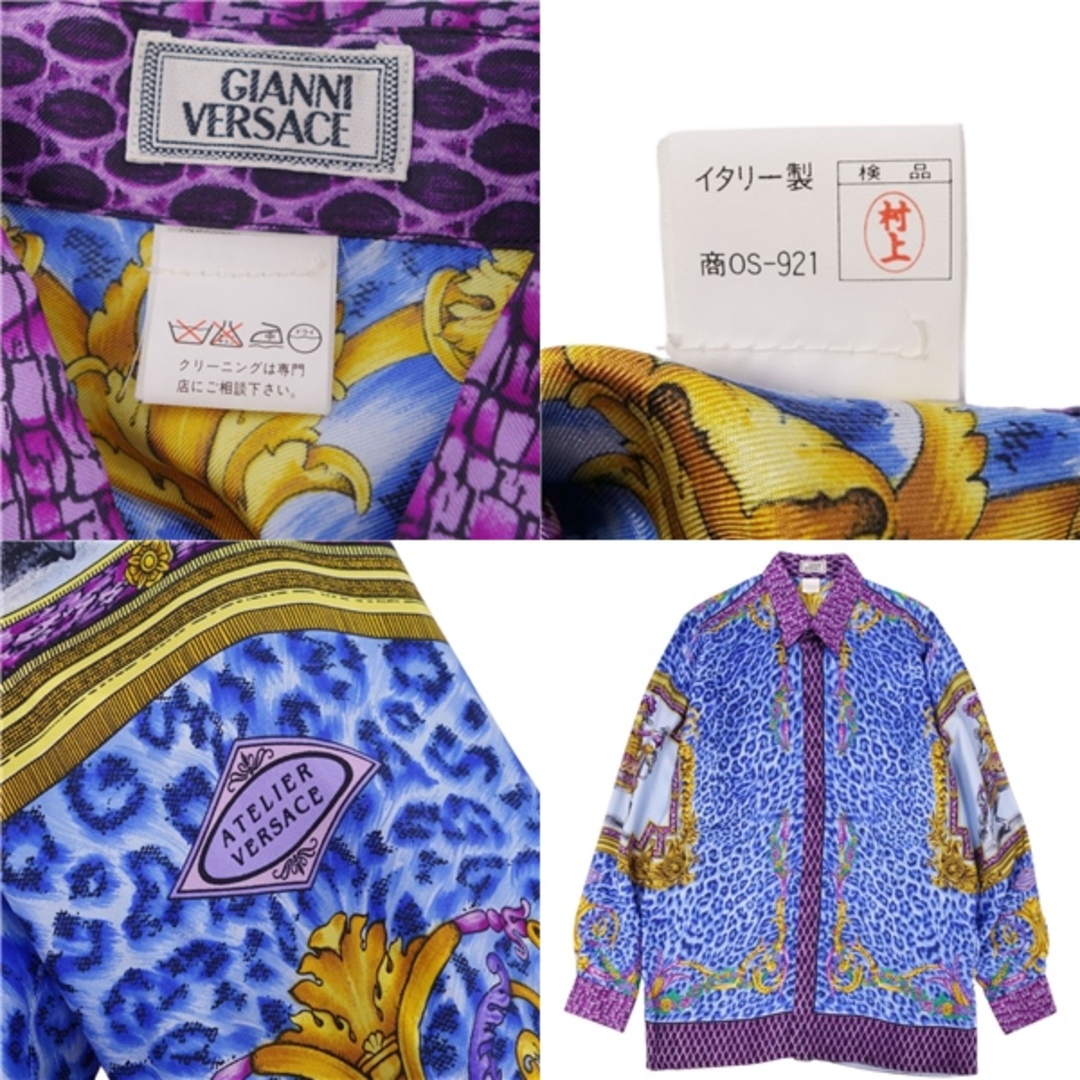 VERSACE - 美品 ジャンニヴェルサーチ GIANNI VERSACE シャツ VERSACE - 美品 ジャンニヴェルサーチ GIANNI VERSACE シャツ