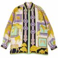 美品 ジャンニヴェルサーチ GIANNI VERSACE シャツ レギュラーカラ