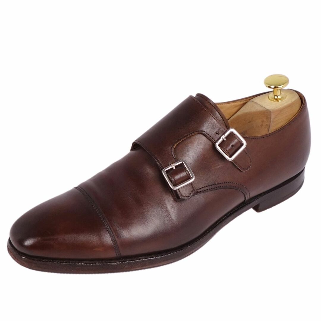 Crockett&Jones(クロケットアンドジョーンズ)のクロケット&ジョーンズ Crockett&Jones レザーシューズ ダブルモンクストラップ ビジネスシューズ LOWNDES ラウンズ 革靴 メンズ 6.5E(25.0cm相当) ブラウン メンズの靴/シューズ(ドレス/ビジネス)の商品写真