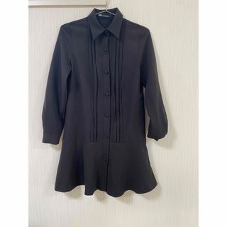 ザラ(ZARA)のZARA ザラ　ワンピース　黒(ひざ丈ワンピース)