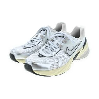 ナイキ(NIKE)のNIKE ナイキ スニーカー 27.5cm 白xシルバー 【古着】【中古】(スニーカー)