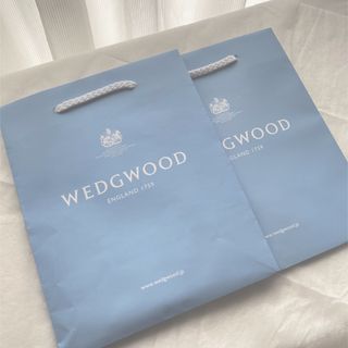 ウェッジウッド(WEDGWOOD)のWEDGWOOD(紙袋×2)(ショップ袋)