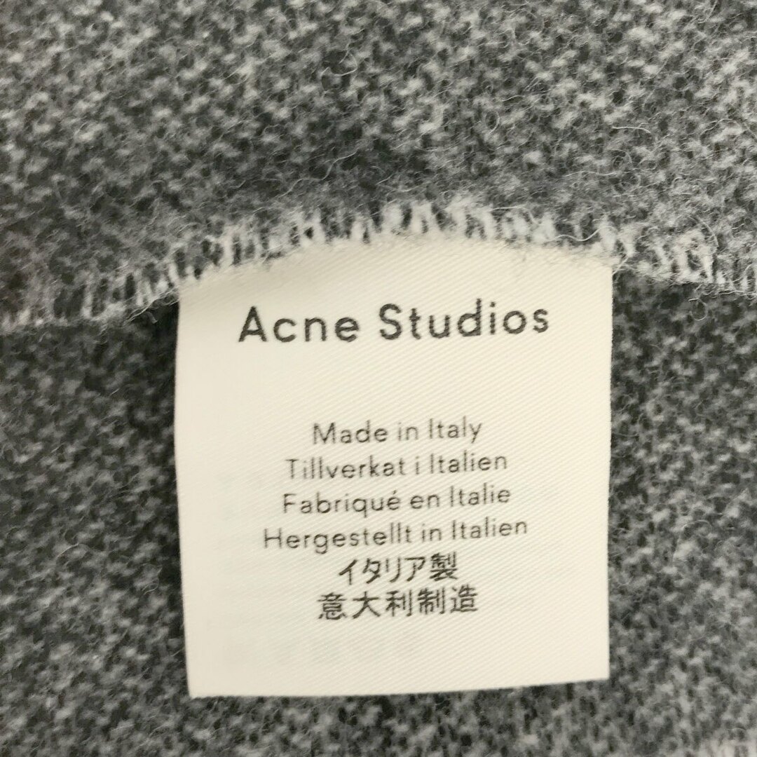 ACNE(アクネ)のAcne Studios アクネストゥディオズ ロゴジャガードウールナイロンマフラー 274176 グレー系 レディースのファッション小物(マフラー/ショール)の商品写真