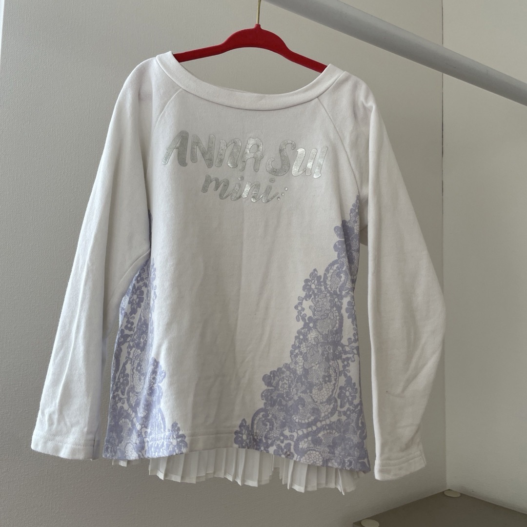 ANNA SUI mini(アナスイミニ)のアナスイミニ　スウェットカットソー キッズ/ベビー/マタニティのキッズ服女の子用(90cm~)(Tシャツ/カットソー)の商品写真