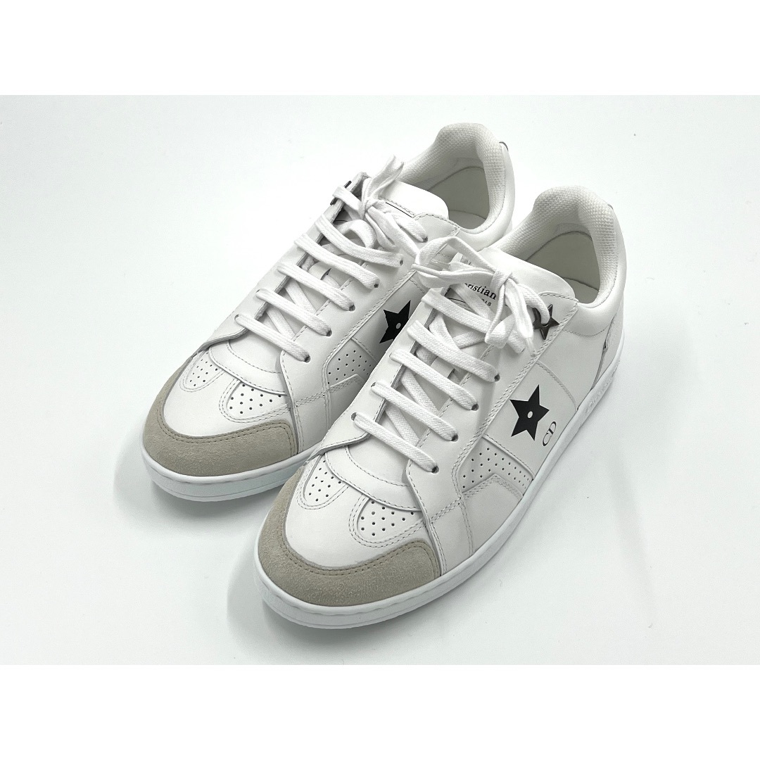 Christian Dior - Christian Dior クリスチャン ディオール レディース ORS スニーカー シューズ 靴 スター ホワイト 36.5 KCK361CLD 19W365 未使用品