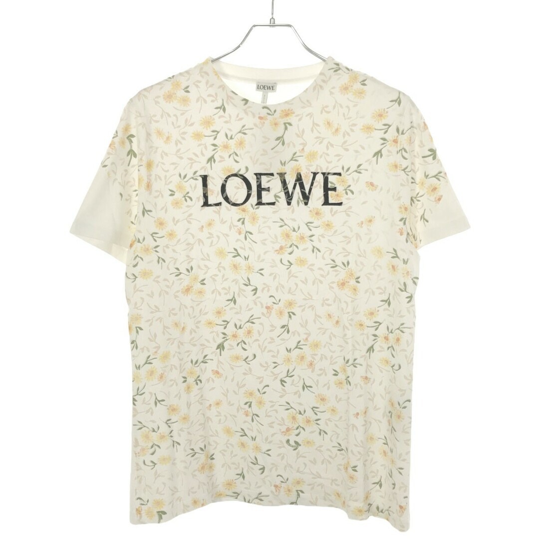 LOEWE(ロエベ)のLOEWE ロエベ 20SS フラワーロゴプリントTシャツ ホワイト M S540333XAR レディースのトップス(Tシャツ(半袖/袖なし))の商品写真