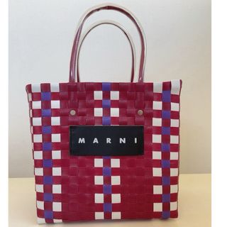Marni - 【MARNI】マルチピンク マルニマーケット ストライプバッグ の Marni - 【MARNI】マルチピンク マルニマーケット ストライプバッグ の