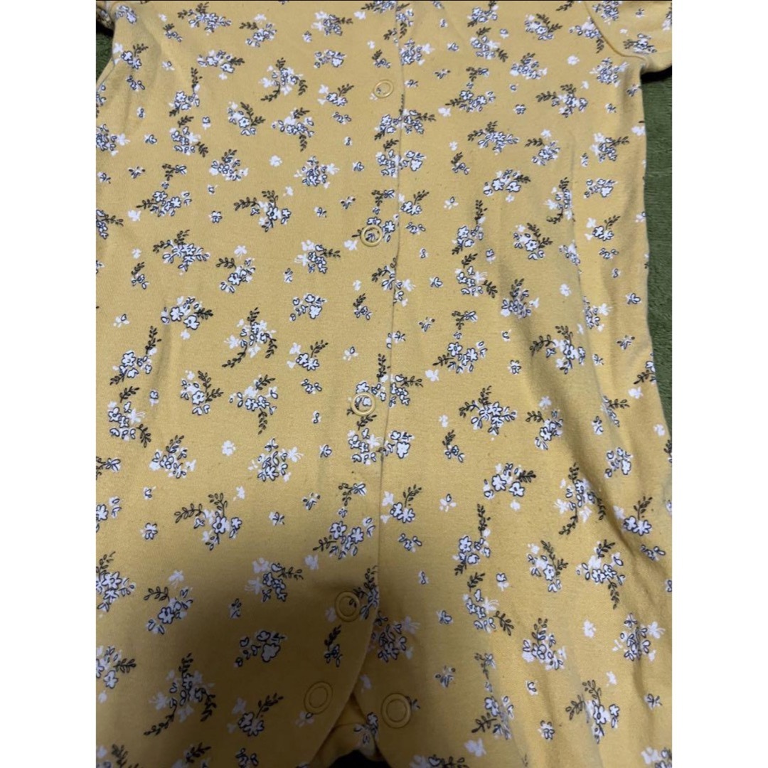 NEXT(ネクスト)の美品　next baby ネクストベイビー　足つきロンパース  ３着 キッズ/ベビー/マタニティのベビー服(~85cm)(ロンパース)の商品写真