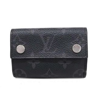 ルイヴィトン(LOUIS VUITTON)の【4fd3378】ルイヴィトン 三つ折り財布/モノグラム・エクリプス/ダミエ・アズール/ディスカバリーコンパクトウォレット/M67630/ブラック【中古】メンズ(財布)