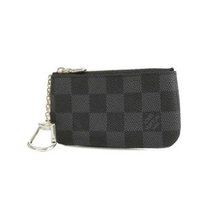 ルイヴィトン(LOUIS VUITTON)の★SALE 【4fd3478】ルイヴィトン コインケース/ダミエ・グラフィット/ポシェットクレ/N60155/ブラック/グレー【中古】メンズ/レディース/ユニセックス(コインケース)