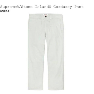 シュプリーム(Supreme)のSupreme Stone Island Corduroy Pant 34(ワークパンツ/カーゴパンツ)