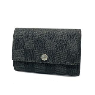 ルイヴィトン(LOUIS VUITTON)の★SALE 【4fc3286】ルイヴィトン キーケース/ダミエ・グラフィット/ミュルティクレ6/N62662/ブラック/グレー【中古】メンズ(キーケース)