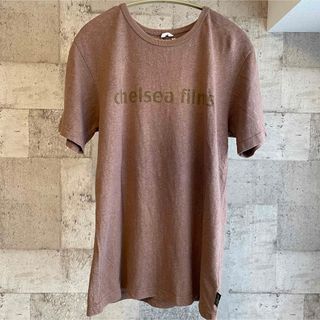 ゴーヘンプ(GO HEMP)のGo hemp ゴーヘンプ Tシャツ chelsea films ブラウン M(Tシャツ/カットソー(半袖/袖なし))