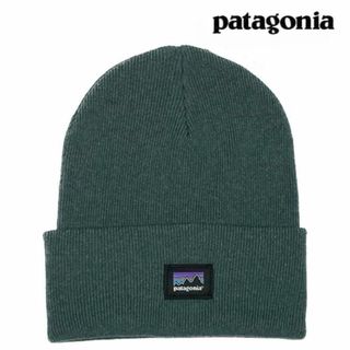 パタゴニア(patagonia)のpatagonia パタゴニア ニット帽 帽子 33430 グリーン 新品(ニット帽/ビーニー)