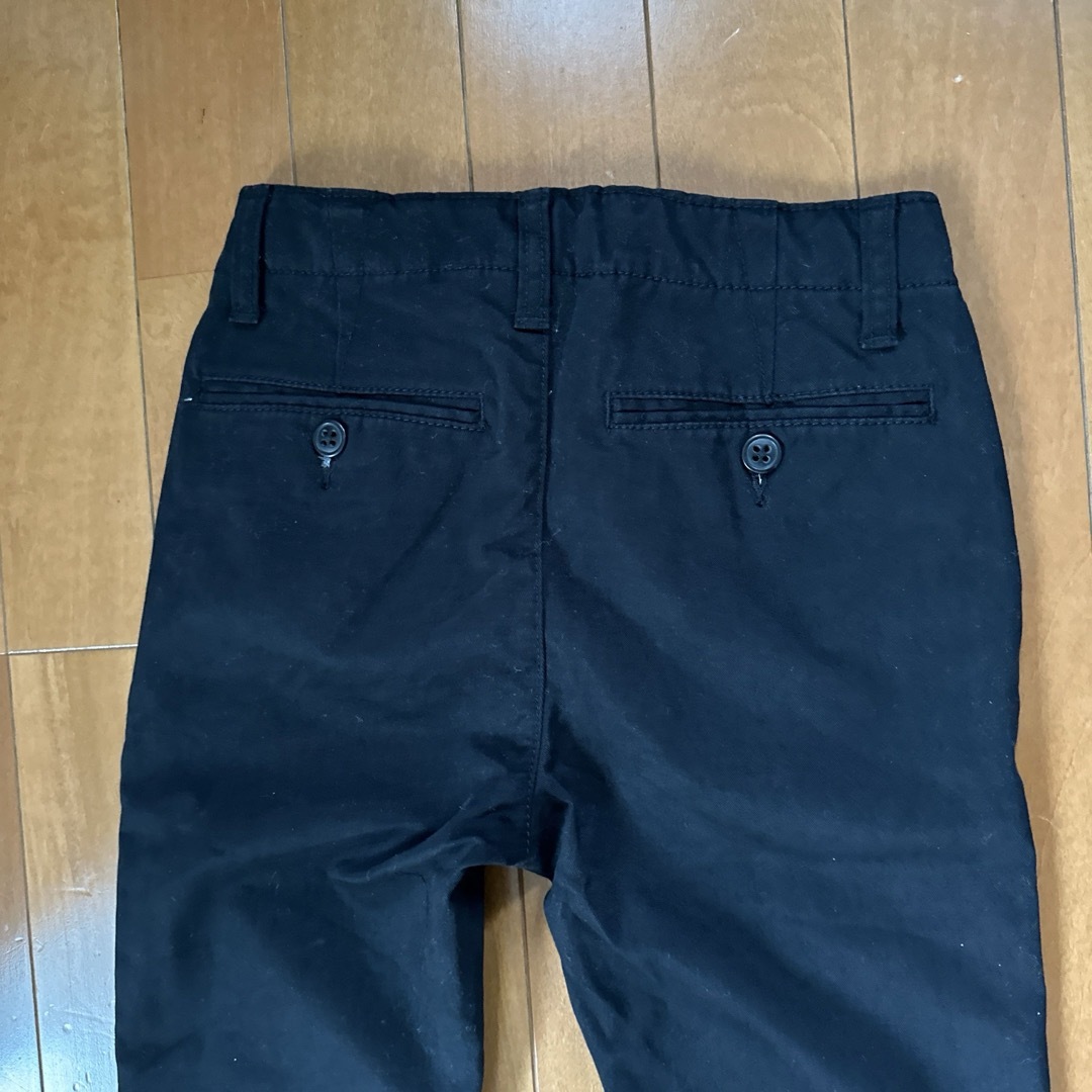 GAP(ギャップ)の【美品】　ボーイズ　ガールズ　GAP パンツ　黒　ウエストサイズの調整可能 キッズ/ベビー/マタニティのキッズ服男の子用(90cm~)(パンツ/スパッツ)の商品写真