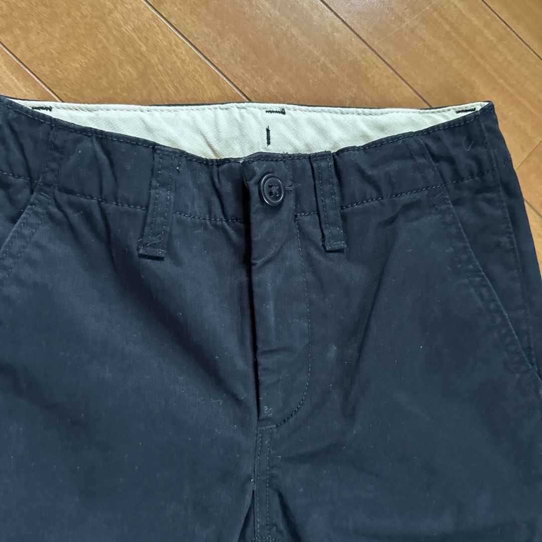 GAP(ギャップ)の【美品】　ボーイズ　ガールズ　GAP パンツ　黒　ウエストサイズの調整可能 キッズ/ベビー/マタニティのキッズ服男の子用(90cm~)(パンツ/スパッツ)の商品写真