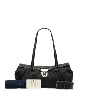 プラダ(PRADA)のプラダ バッファロー シルバー金具 ハンドバッグ ショルダーバッグ BR2371 ナイロン レディース PRADA 【1-0120042】(ハンドバッグ)