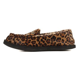 ワコマリア(WACKO MARIA)のWACKO MARIA ワコマリア サイズ:28.0cm 22AW SUICOKE レオパード ハラコ ローファー ハウスシューズ LEOPARD LOAFER SHOES ブラウンレオパード US10 コラボ 靴【メンズ】【中古】(その他)