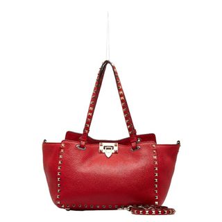 ヴァレンティノ(VALENTINO)のヴァレンティノ スタッズ ハンドバッグ ショルダーバッグ 2WAY レザー レディース VALENTINO 【1-0123871】(ショルダーバッグ)