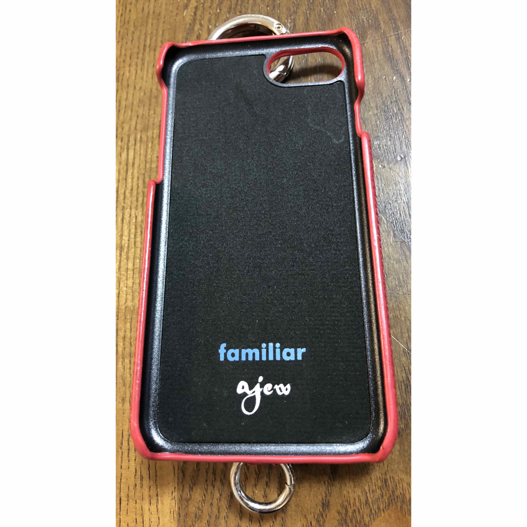 familiar(ファミリア)のfamiliar×ajew iPhoneケース6/6s/7/8SE2 スマホ/家電/カメラのスマホアクセサリー(iPhoneケース)の商品写真