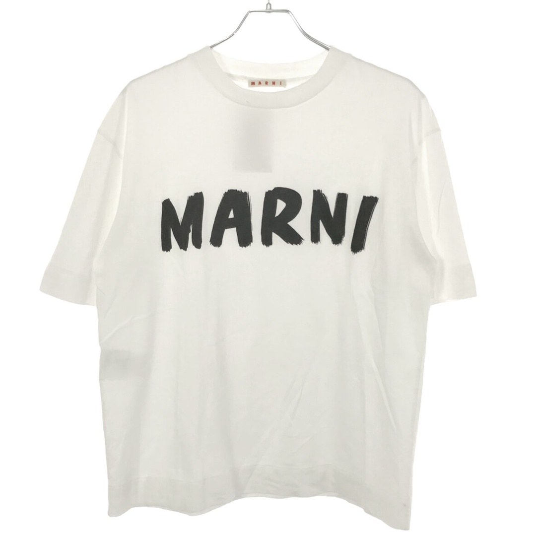 Marni(マルニ)のMARNI マルニ 20SS ロゴプリントTシャツ ホワイト 36 THJET49EPC レディースのトップス(Tシャツ(半袖/袖なし))の商品写真