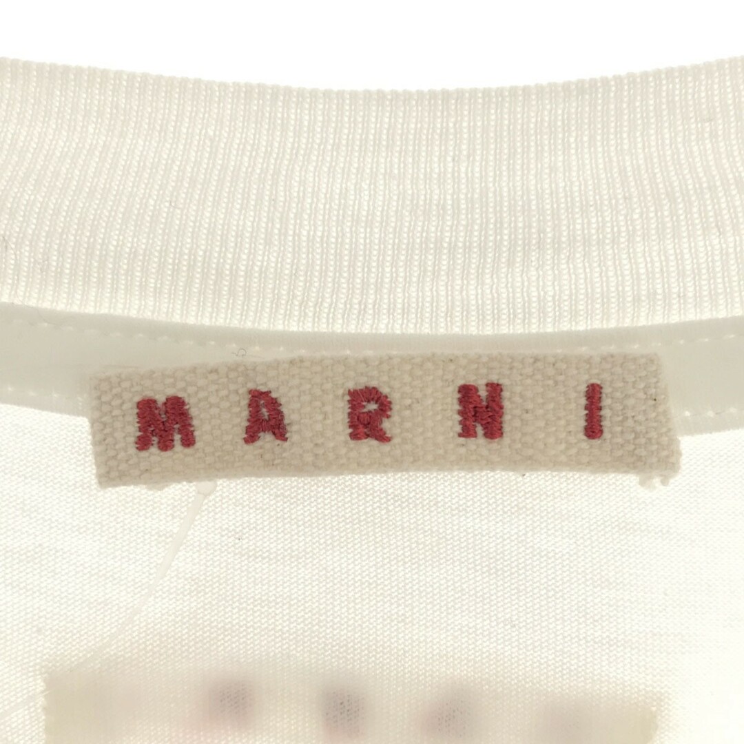 Marni(マルニ)のMARNI マルニ 20SS ロゴプリントTシャツ ホワイト 36 THJET49EPC レディースのトップス(Tシャツ(半袖/袖なし))の商品写真