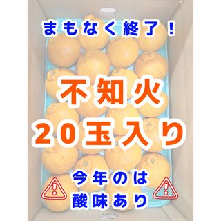 和歌山県産　不知火　小玉　20玉入り　今年のは酸味あり(フルーツ)