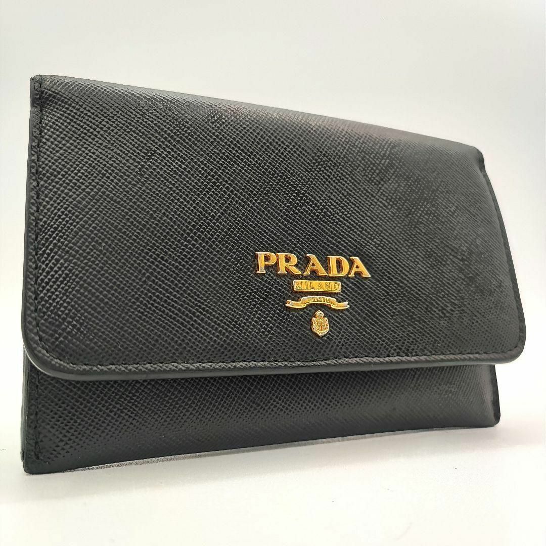 PRADA - 外観美品✨PRADA ロゴ金具 カードケース 名刺入れ