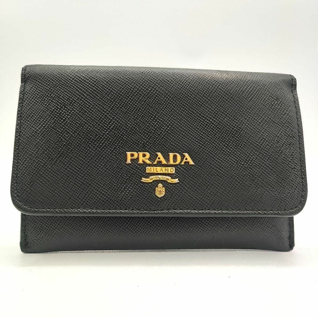 PRADA - 外観美品✨PRADA ロゴ金具 カードケース 名刺入れ