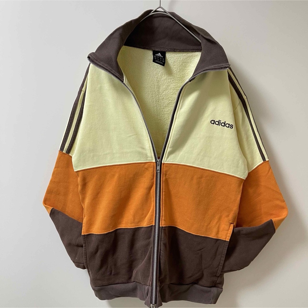adidas - 90s】アディダス刺繍トラックジャケット古着ジャージ adidas - 90s】アディダス刺繍トラックジャケット古着ジャージ