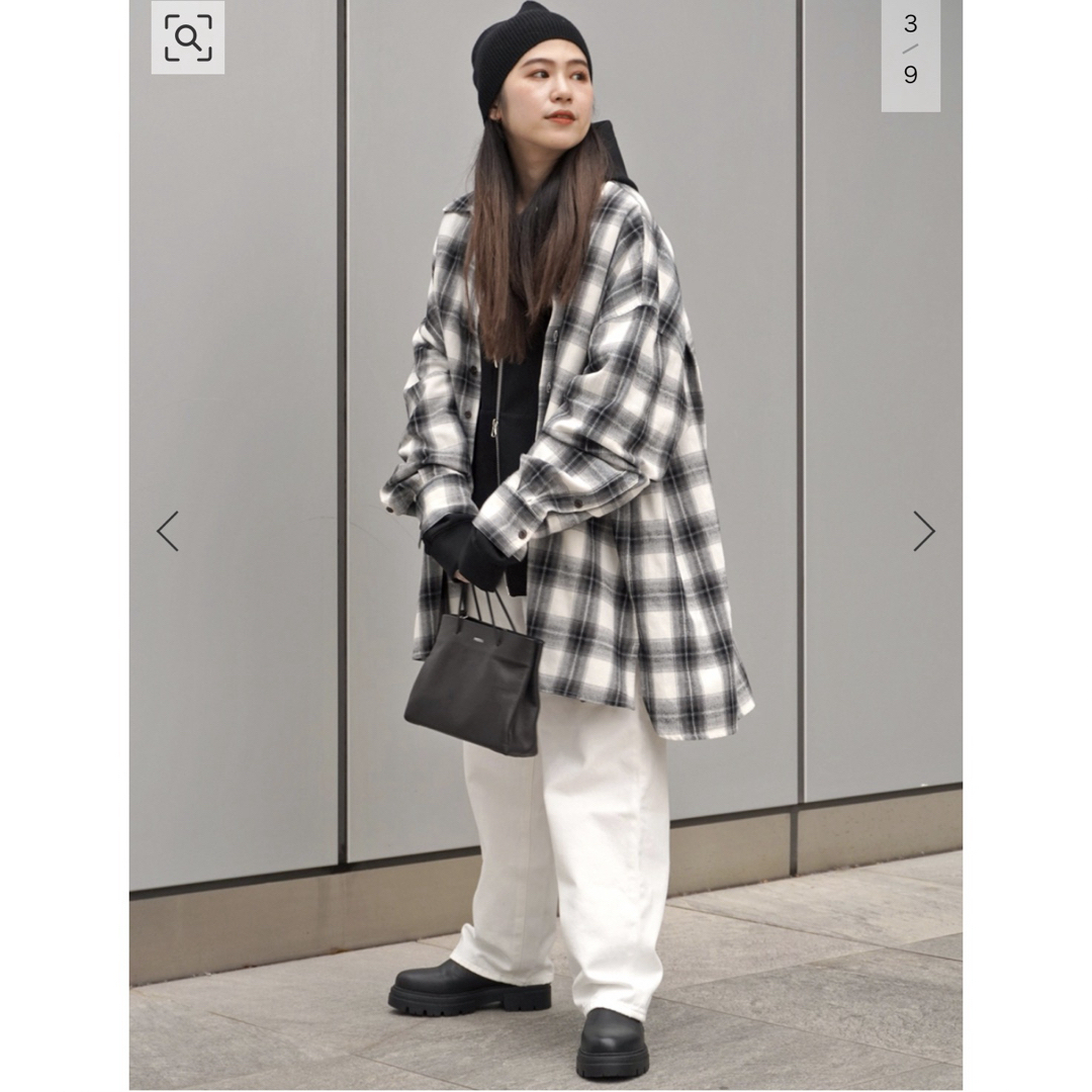 AP STUDIO(エーピーストゥディオ)の美品AP  PROVOKEプロヴォークOversized check Shirt レディースのトップス(シャツ/ブラウス(長袖/七分))の商品写真