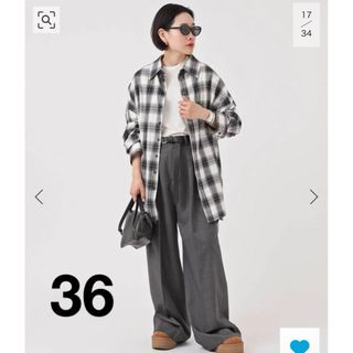 エーピーストゥディオ(AP STUDIO)の美品AP  PROVOKEプロヴォークOversized check Shirt(シャツ/ブラウス(長袖/七分))