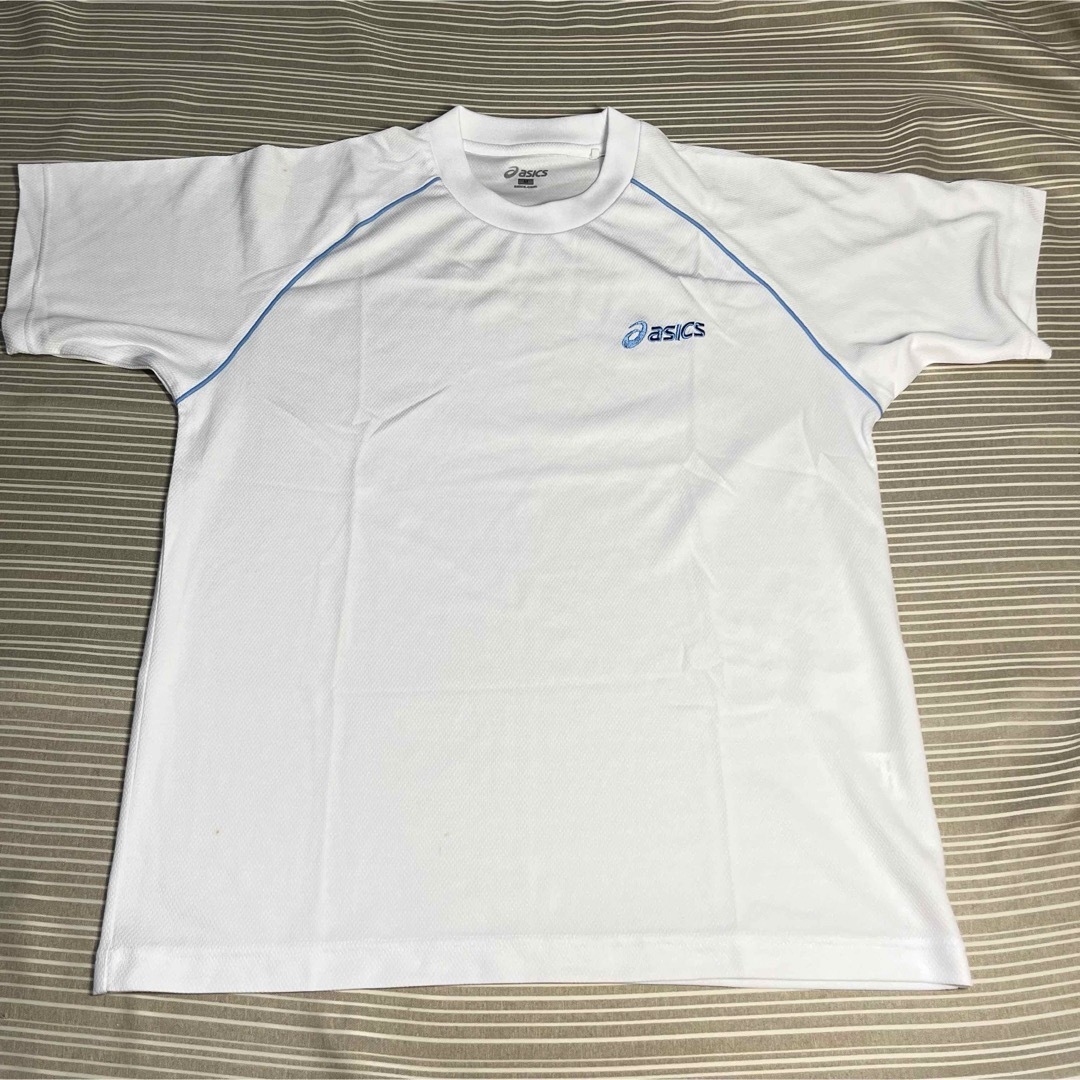 asics(アシックス)のAsics Tシャツ　M ホワイト　スポーツ メンズのトップス(Tシャツ/カットソー(半袖/袖なし))の商品写真