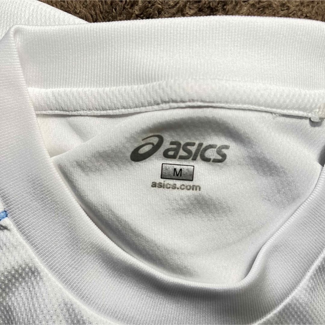asics(アシックス)のAsics Tシャツ　M ホワイト　スポーツ メンズのトップス(Tシャツ/カットソー(半袖/袖なし))の商品写真