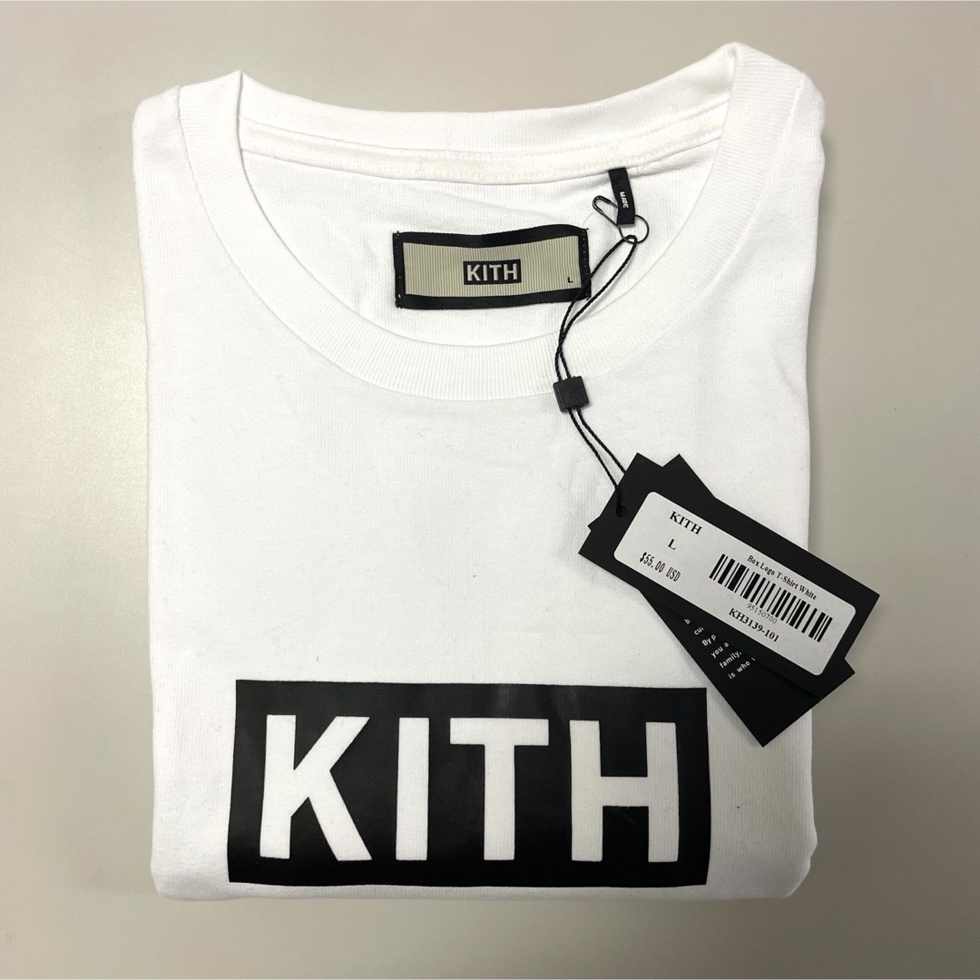 KITH - 新品 KITH キス クラシックボックスロゴTシャツ ホワイトの通販