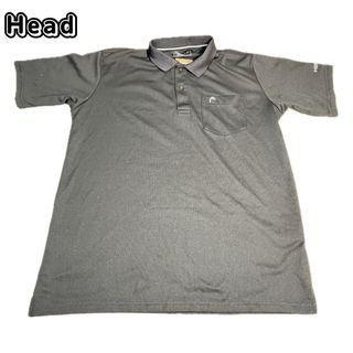 ヘッド(HEAD)のhead ポロシャツ　Tシャツ　ブラック　M 美品(ポロシャツ)