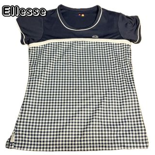 エレッセ(ellesse)のellesse Tシャツ　チェック　M 美品(ウェア)