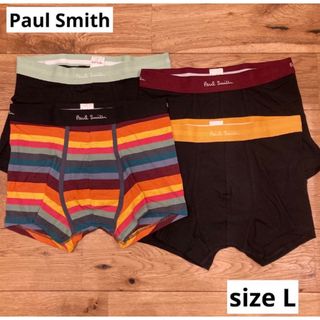 ポールスミス(Paul Smith)のPaul Smith ポールスミス　ボクサーパンツ　4枚セット L ⑧(ボクサーパンツ)