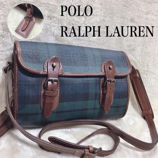 ポロラルフローレン(POLO RALPH LAUREN)の美品 POLO RALPH LAUREN ブラックウォッチ ショルダーバッグ(ショルダーバッグ)