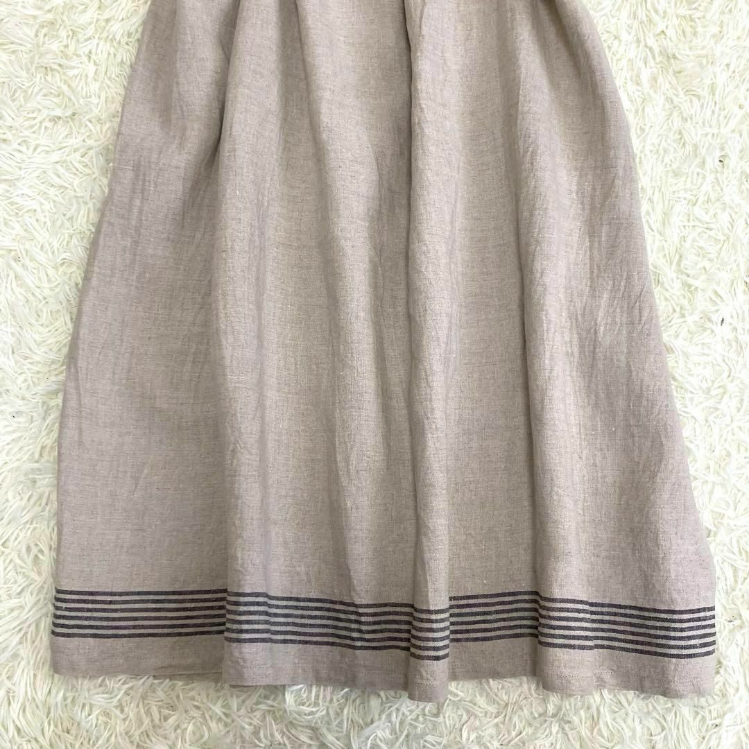 tumugu(ツムグ)のtumugu  ツムグ　リネンジャンパースカート　ロングスカート　2way レディースのスカート(ロングスカート)の商品写真
