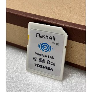 トウシバ(東芝)のTOSHIBA FlashAir W-03 8GB 中古品(PC周辺機器)