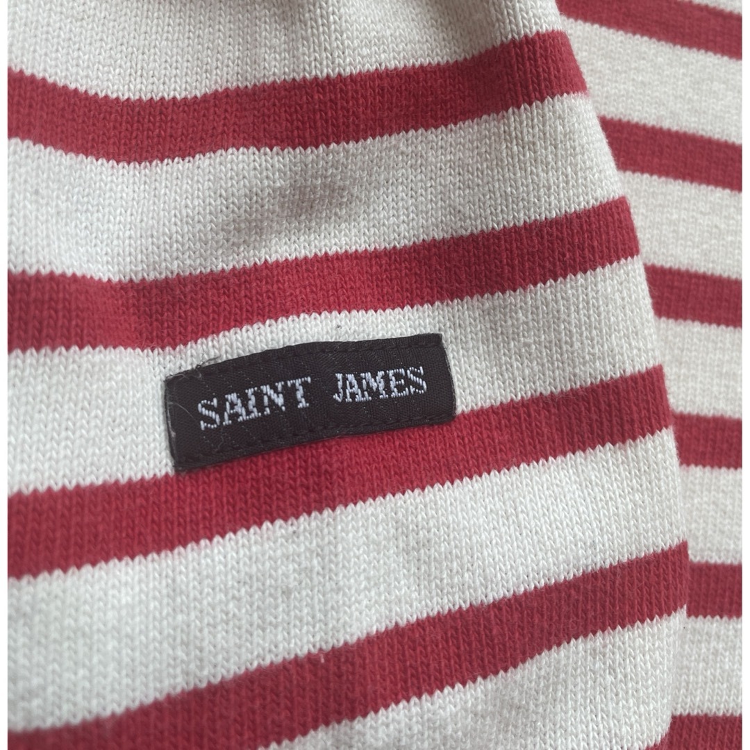 SAINT JAMES(セントジェームス)のSAINTJAMES ボーダートップス 赤 レディースのトップス(カットソー(長袖/七分))の商品写真