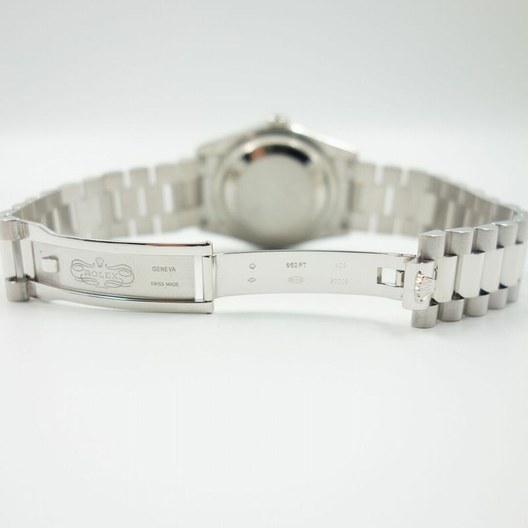 ROLEX(ロレックス)の　ロレックス ROLEX デイデイト ベゼルダイヤ ダイヤ文字盤 118346 Pt950 自動巻き メンズ 腕時計 メンズの時計(その他)の商品写真