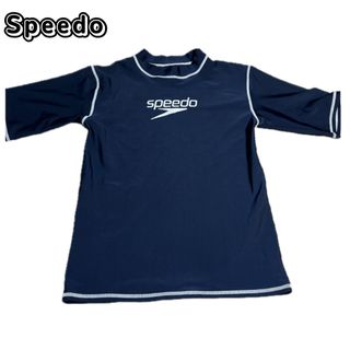 スピード(SPEEDO)のspeedo Tシャツ　スポーツウェア　M ブラック　美品(ウェア)