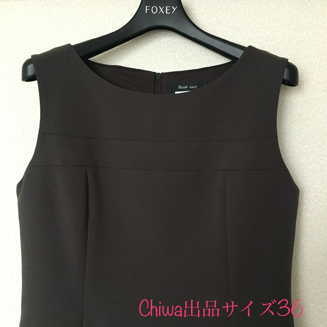 RENE ルネ シンプル タック ワンピース サイズ36 / foxey RENE ルネ シンプル タック ワンピース サイズ36 / foxey
