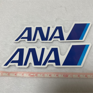 2枚セット　ANA 全日本　ステッカー　シール　限定　グッズ　ノベルティ　(航空機)